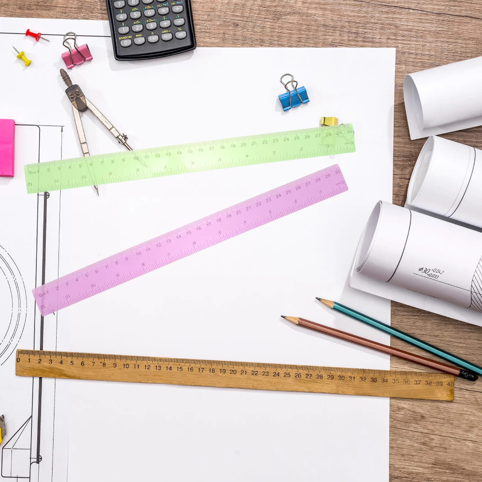 8 قطعة 30 سنتيمتر البلاستيك الملونة مسطرة مستقيمة أداة قياس للمدرسة الرسم اللوازم المكتبية الطلاب المعلمين المهندسين 12