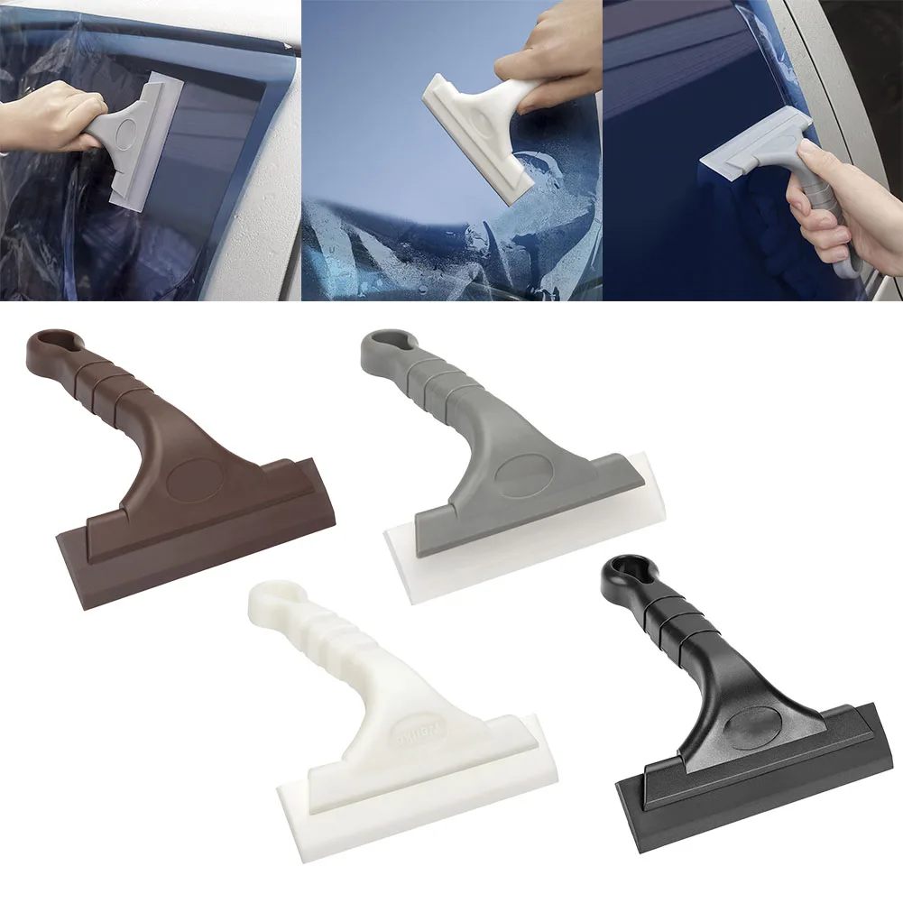 Car Window Cleaning Squeegee Multifunctional Window Cleaning Wiper Car Glass Film Silicone Scraper Home Floor Cleaning Tools