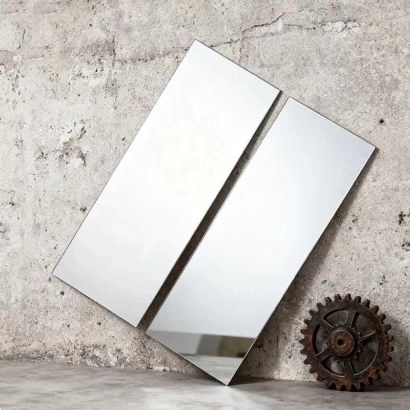 

304 Stainless Steel Mirror Sheet 0.5mm to 3mm Thick No.8 Super Mirror Finish Single-Sided Polished with Peelable PVC Protection