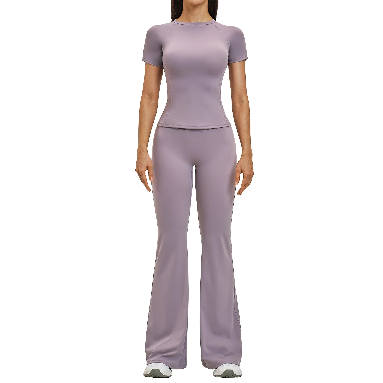 

Комплект для занятий спортом Maxdutti Slim Fit, быстросохнущий, повседневный костюм для занятий йогой, женский комплект для бега и фитнеса, женская одежда, комплекты с брюками