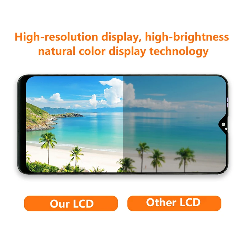 Phone LCD Display Screen Assembly Replacement For Realme C2 C11 C12 C15 C11 2021 C21Y C3 5i 6i 7i C25Y C25 C35 C25s V15 6 8 7Pro