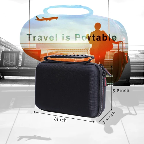 Imagen 2 del producto XANAD-funda rígida de EVA para Focusrite Scarlett 2i2, bolsa protectora de almacenamiento, solo funda