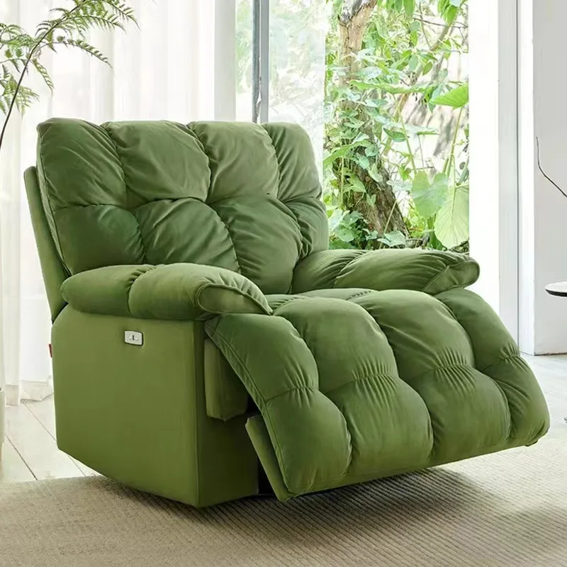 

multi-functional design, reclining type, rotatable massage, heating space, rocking chair shape, home comfort furniture