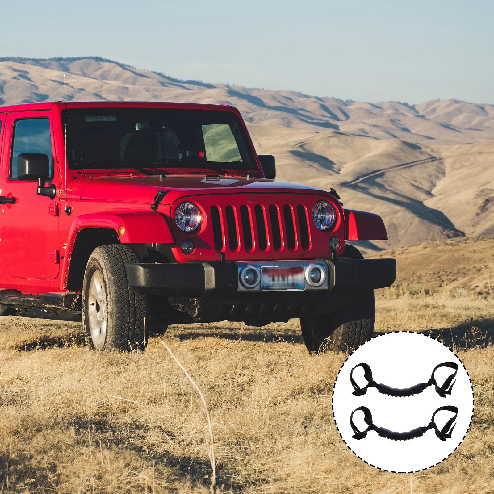 Guidon de toit de voiture, 2 pièces, poignée confortable pour l'intérieur automobile, sécurité améliorée des passagers, poignée de maintien du véhicule avec facile