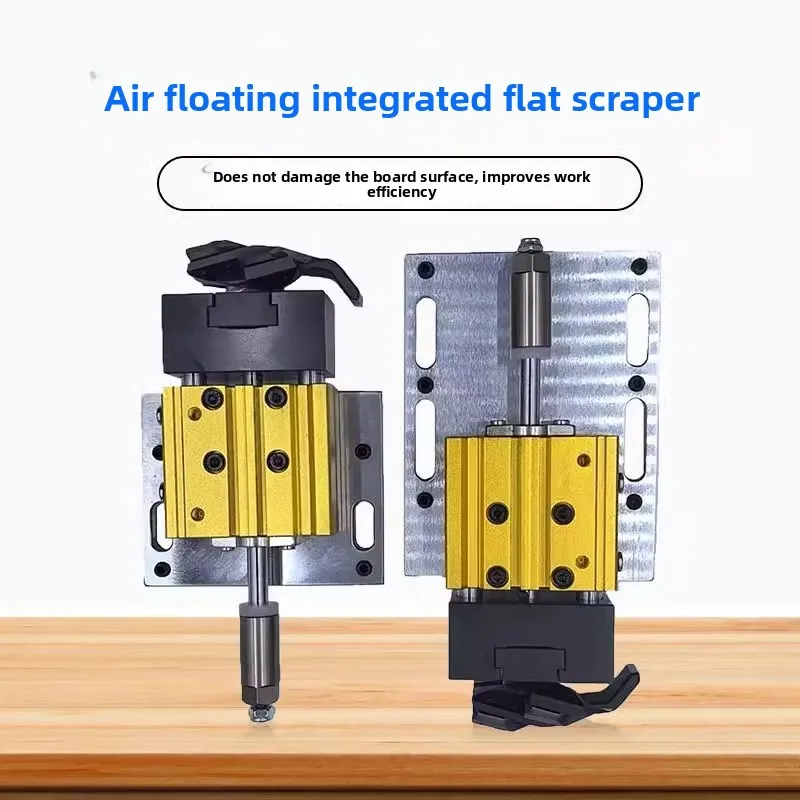 Edge-banding Machine Integrated Pneumatic Floating Flat-scraping Unit Adjustable Stroke Guide Rods Prevents Board Damage China