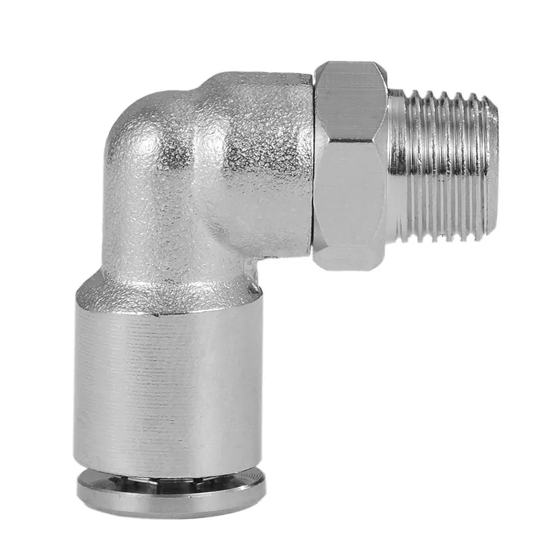 304 stainless steel quick-connect joint PL pneumatic threaded elbow for quick-connect joint of trachea