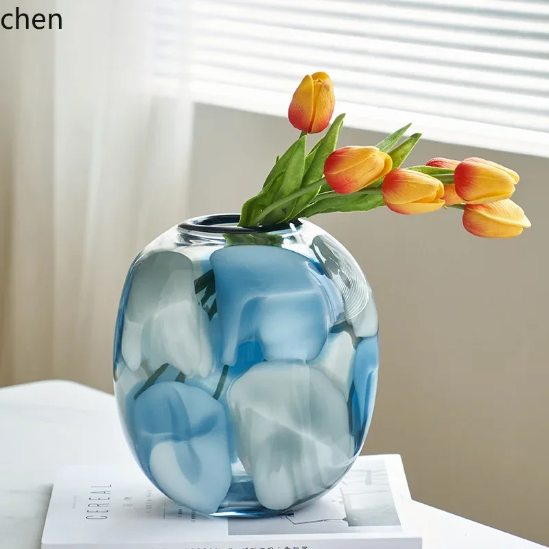 

vase - handcrafted premium living room art decoration, soft decoration, desktop floral arrangement vessel