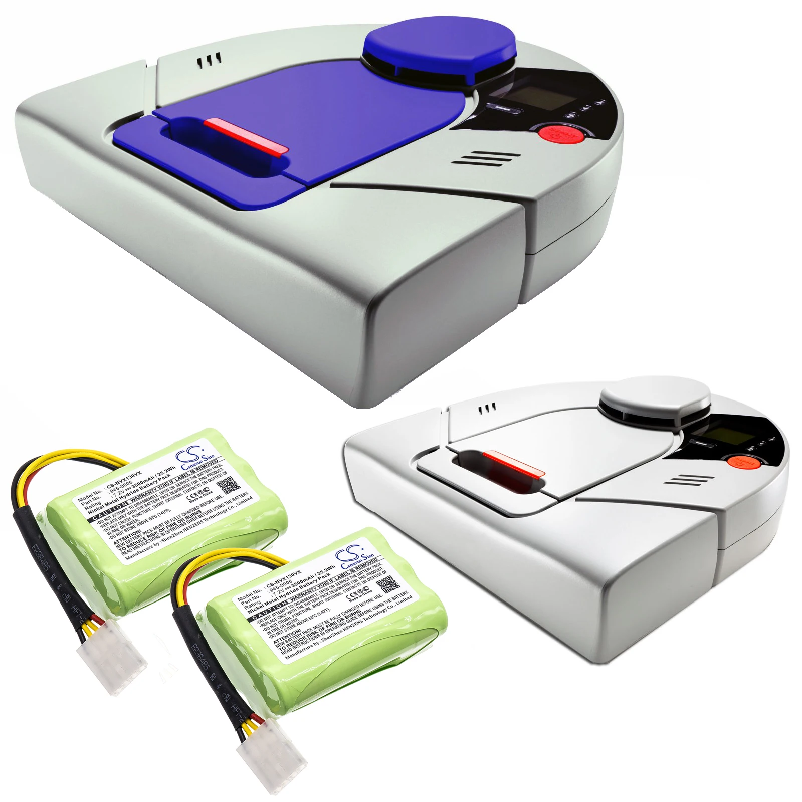 

Ni-MH Vacuum Battery for Neato,Vorwerk,7.2V,3500mAh,XV-12,XV-11,All Floor,signature 25,VX100,VX100 Saugroboter,945-0005,205-0001