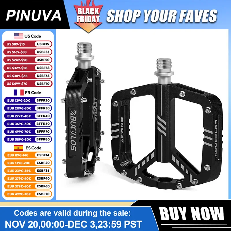 

Сверхлегкие нескользящие велосипедные педали с тройными подшипниками, велосипедные педали из алюминиевого сплава с ЧПУ, аксессуары для велосипедов, горные дороги, городские велосипеды