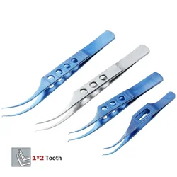 108/87/73mm Ophthalmic Colibri Beaked Toothed Forceps Fine Pierse Tips Tweezers Dental Ophthalmic Surgical Instrument 1pcs