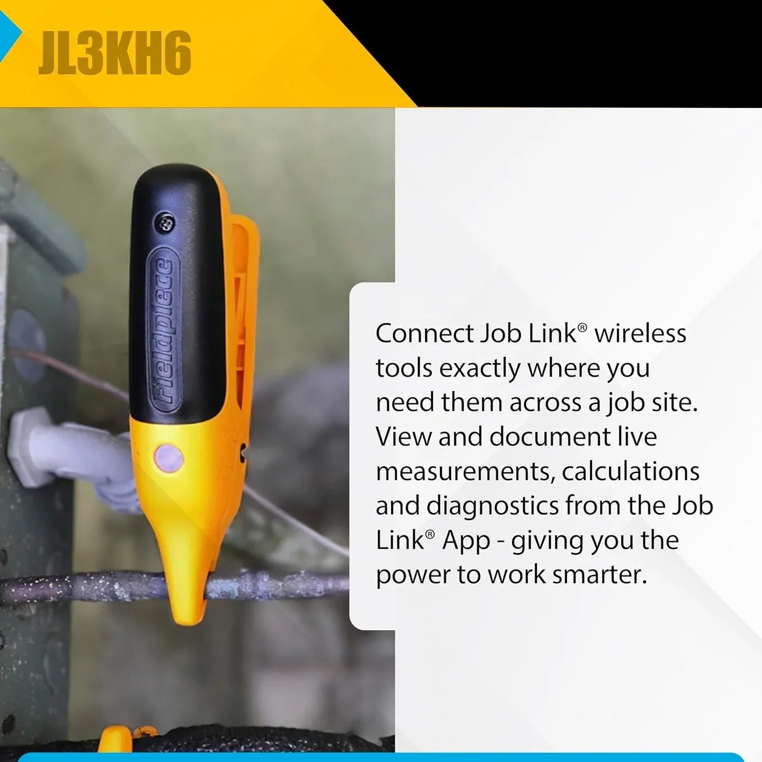 

Заводская цена. Беспроводной комплект датчиков для систем ОВКВ (HVACR) - JL3KH6 - Быстрое и точное измерение температуры с технологией Rapid Rail - Инструменты для ОВКВ