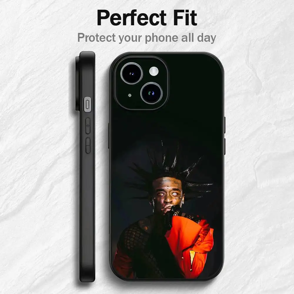 Casing Ponsel Rapper Lil Uzi Vert untuk 17 12 13 14 15 16Pro Max Mini Klasik Plus Daya Tarik Magnetik Yang Kuat