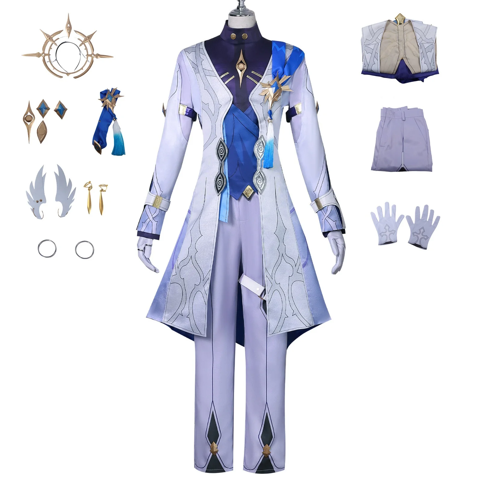 Game Sunday Cosplay Costume Uniform Halloween Carnival Christmas Cosplay Party Costumes Full Set for Women Girls