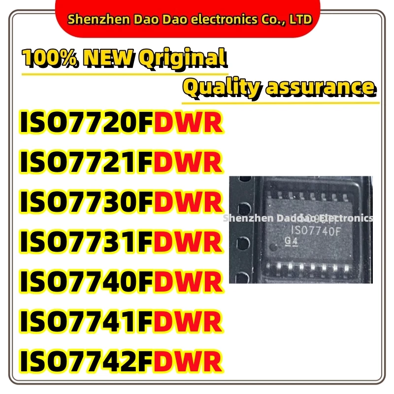 

ISO7720FDWR ISO7720F ISO7721F ISO7730F ISO7731F ISO7740F ISO7741F ISO7742F DWR SOP-16 chip IC new original