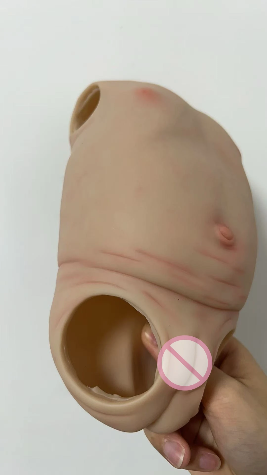 Vrouwelijke torso 2 versie ongeverfd geschilderd lichaam voor herboren pop engel 19 inch herboren babypop accessoires