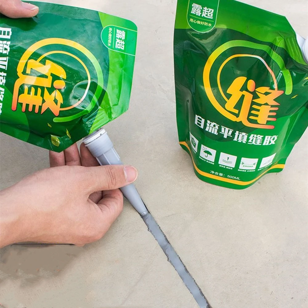 Roof crack repair leak filling glue bungalow cement floor crack repair self-leveling household mortar quick-drying plugging