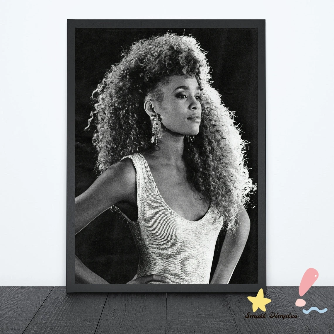 Home Decor Houston - Whitney Houston Music Star Poster Canvas