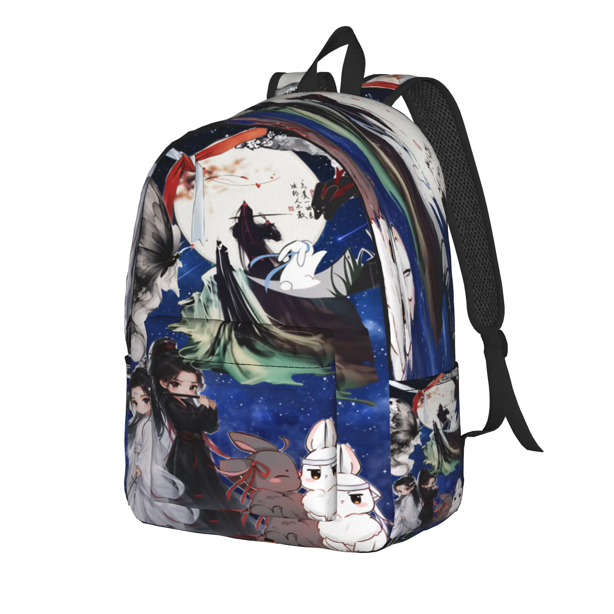 The Untamed Wang Yibo Wei Wuxian  Backpack  Streetwear Backpacks Teen Hiking Print School Bags High Quality Rucksack