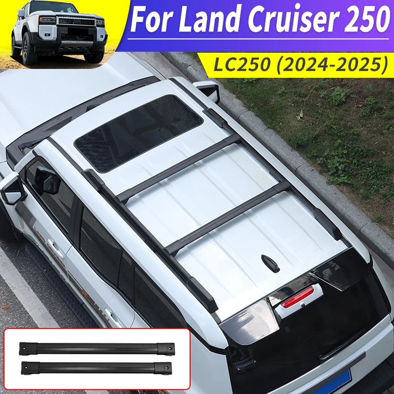 

For Toyota Land Cruiser 250 2024 2025 Prado LC250 1958 First Edition FJ250 Roof Racks Cross bar,Exterior Upgraded Accessories