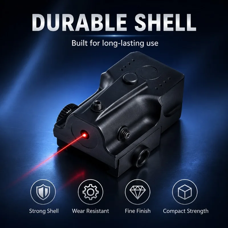 Portable Hobby Decor Indicator Module, Fine‑adjust Red‑beam Accessory for Multi‑scene Model Assembly