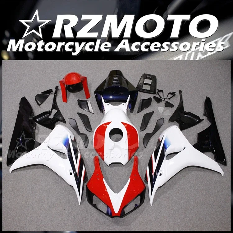 

4Gifts New ABS Whole Motorcycle Fairings Kit Fit for HONDA CBR1000RR 2006 2007 06 07 Bodywork Set Red White