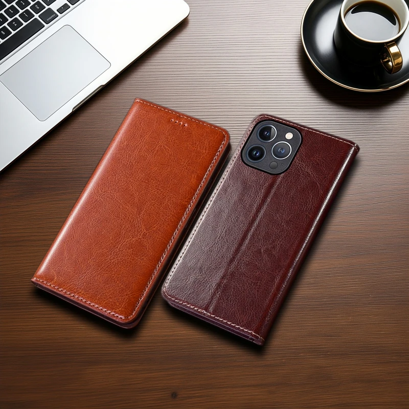 

Роскошный чехол-кошелек из натуральной кожи для iPhone 16, 16e, 15, 14, 13, 12, 11 Pro Plus X XR Max, чехлы с магнитной откидной подставкой