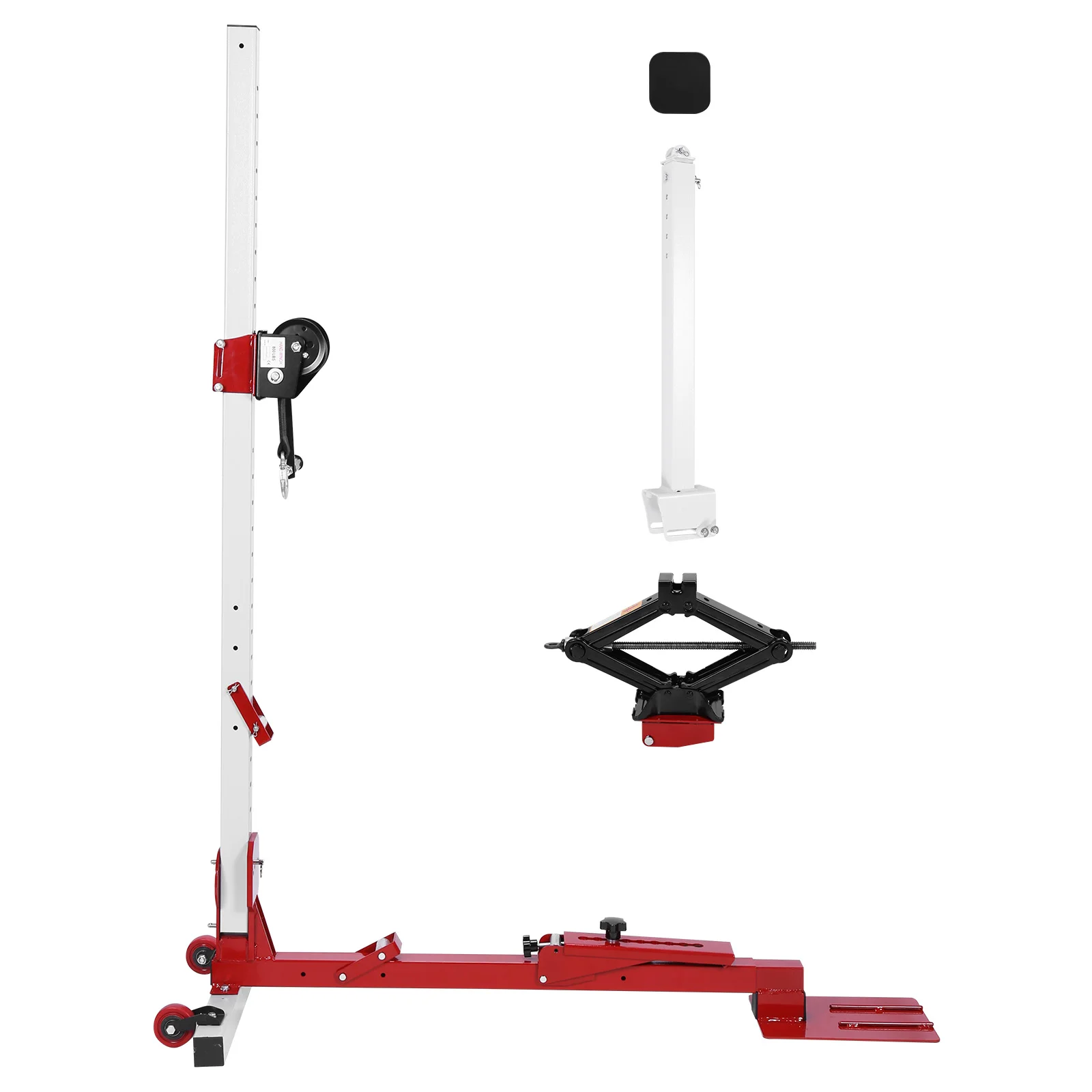 

Automobile Dent Remover 3 in 1 with Nylon Casters Body Data Recovery Puller 1322lbs Pulling Force for Door Dings and Hail Damage
