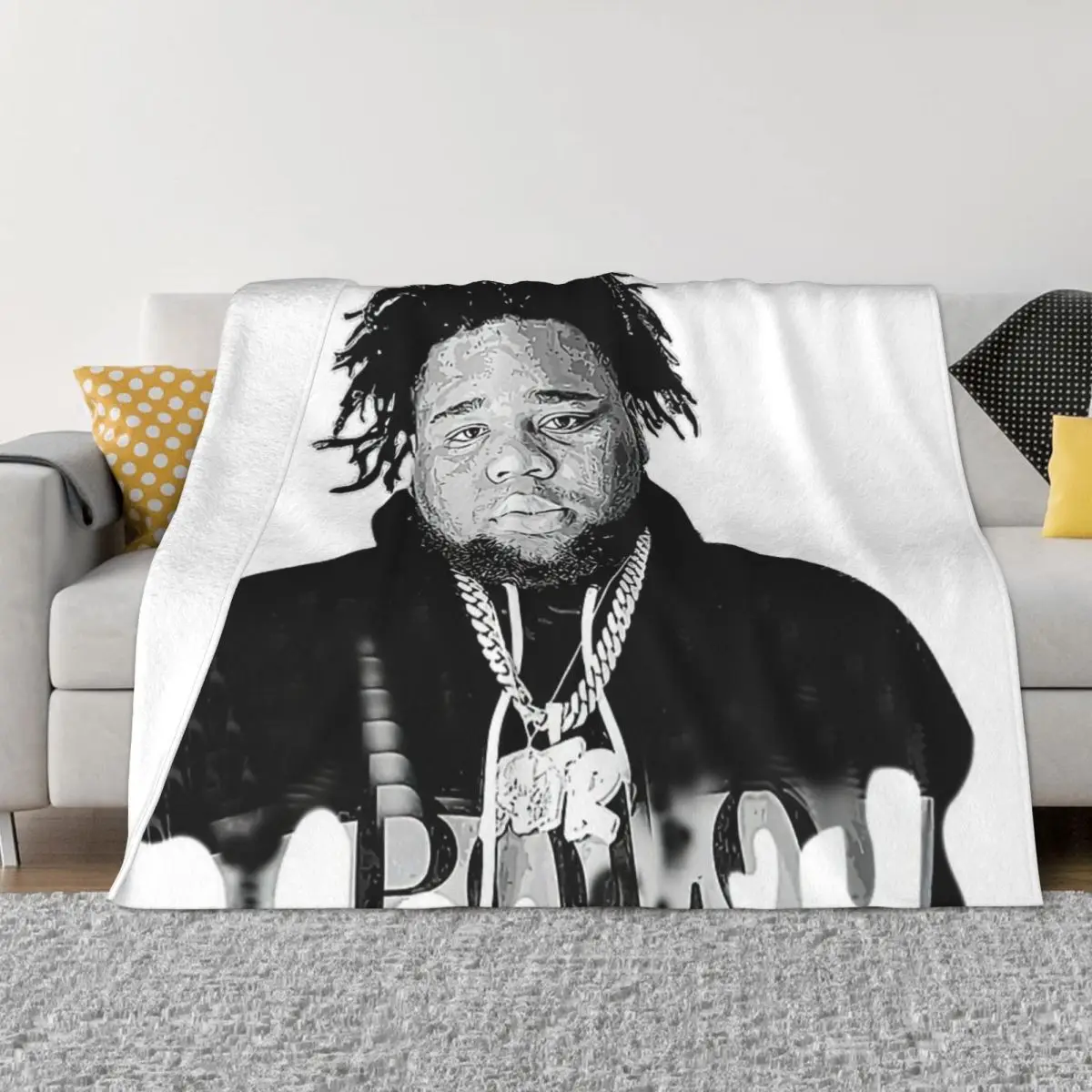 

Rod Wave 01125 Blanket Bed Blanket Throw Blanket Blankets & Throws Personalized blankets Throw Blanket