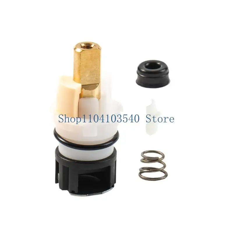 02DC Two-Handle Faucet Repair with Metal Stem Assemblies, Rubber Seats and Spring Inserts, Leak Repair Replacement Parts for