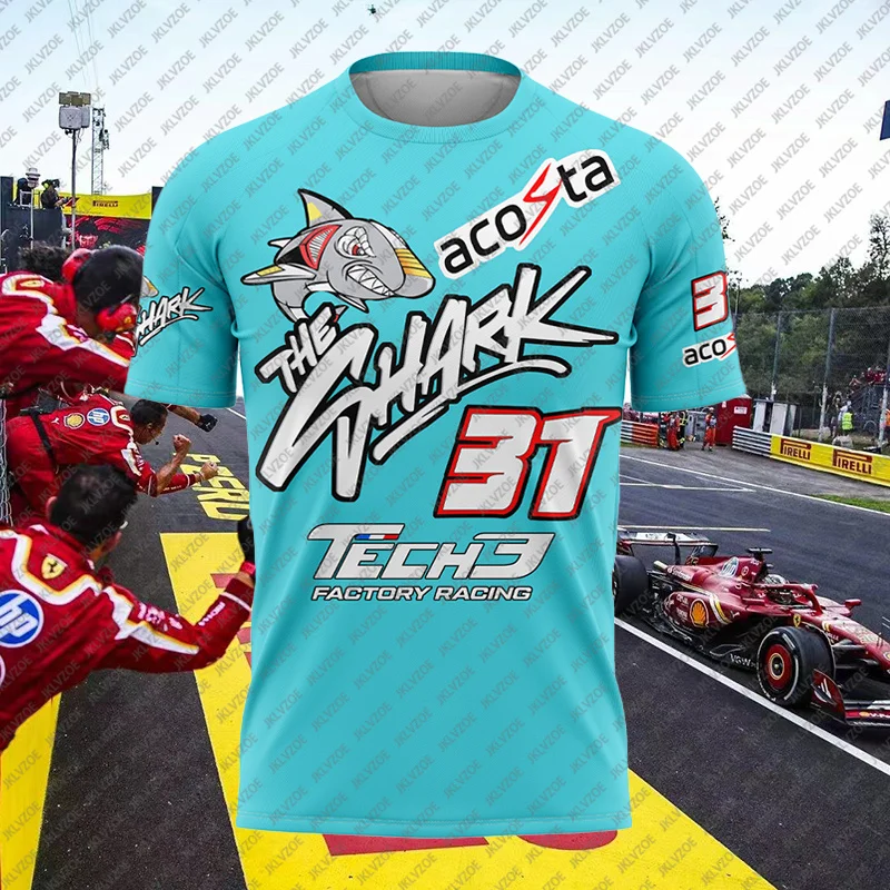 

Новинка 2025 года, гоночная футболка Acosta Fans, оранжевая мужская летняя спортивная повседневная быстросохнущая футболка