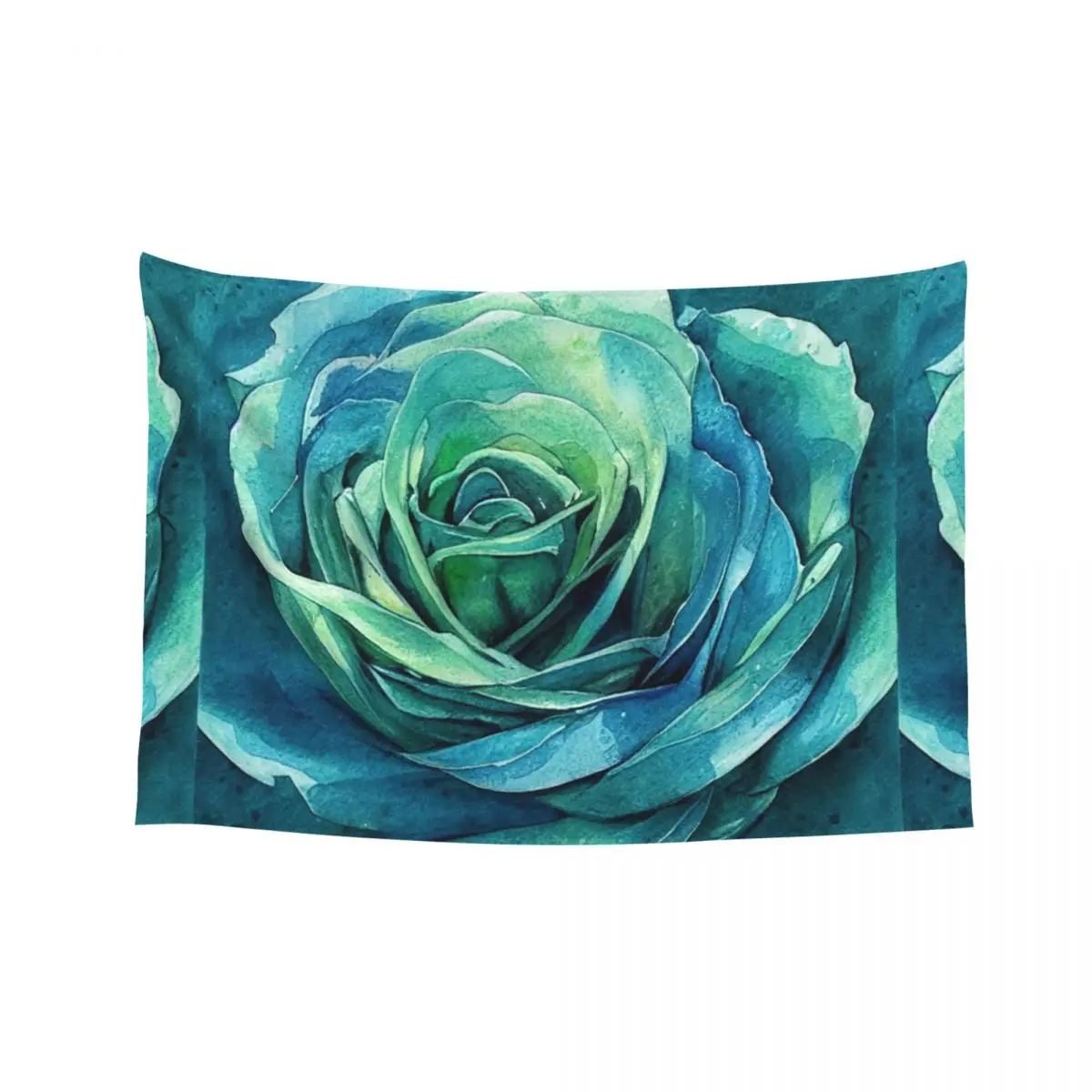 

Blue and Green Rose Tapestry Room Decorating Aesthetic House Decoration Decor Home Decoration Aesthetic Tapestry