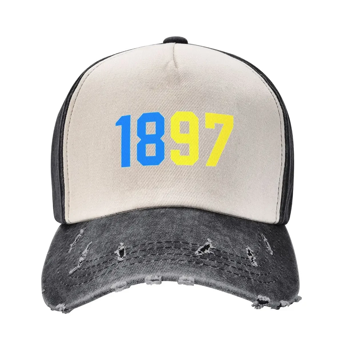

1897 Union SG Blue Yellow Baseball Cap hiking hat custom Hat Horse Hat Caps Women Men's