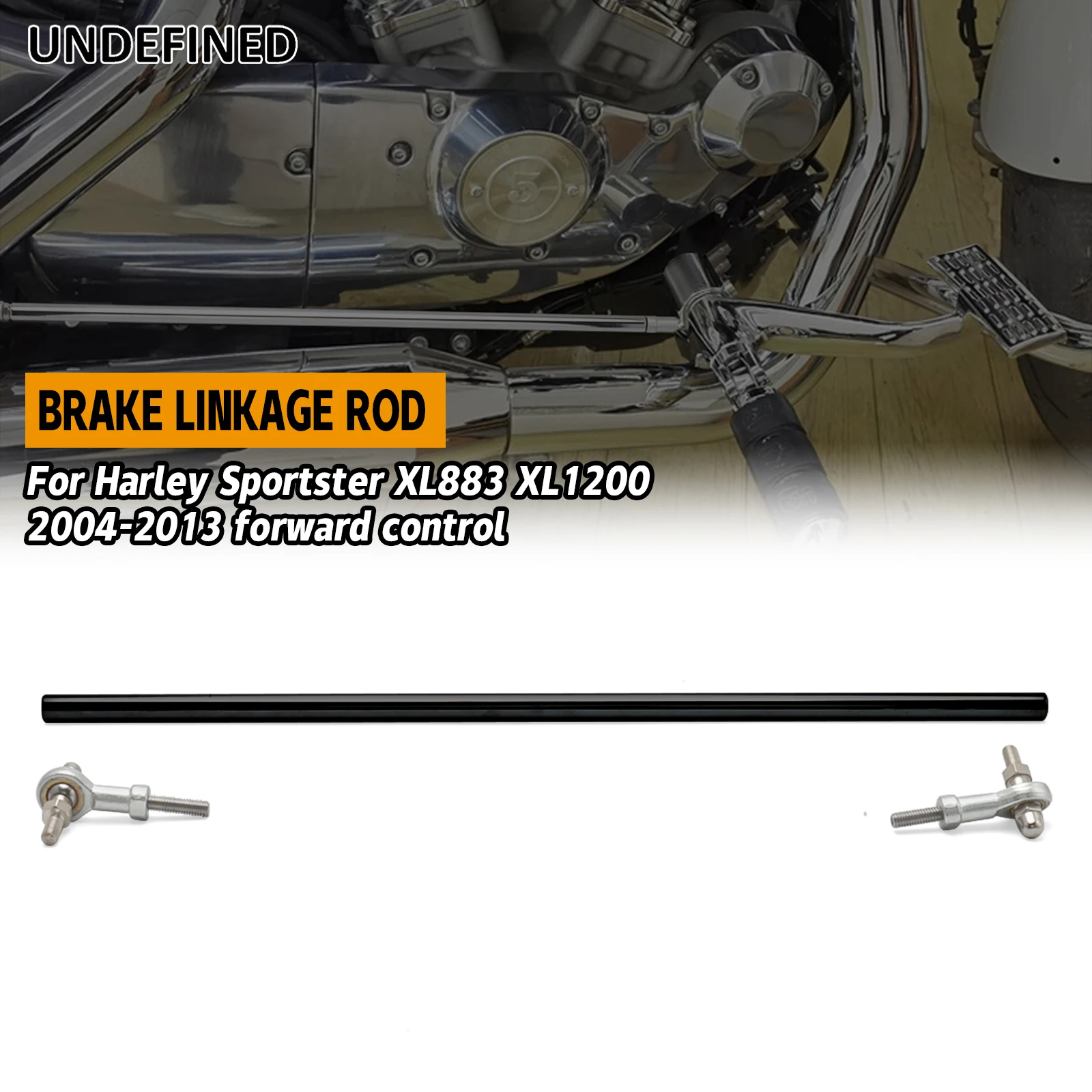 Motorcycle Forward Brake Lever Brake Linkage Rod Kit Fit for Harley Sportster XL883 XL1200 2004-2013 2014-2022
