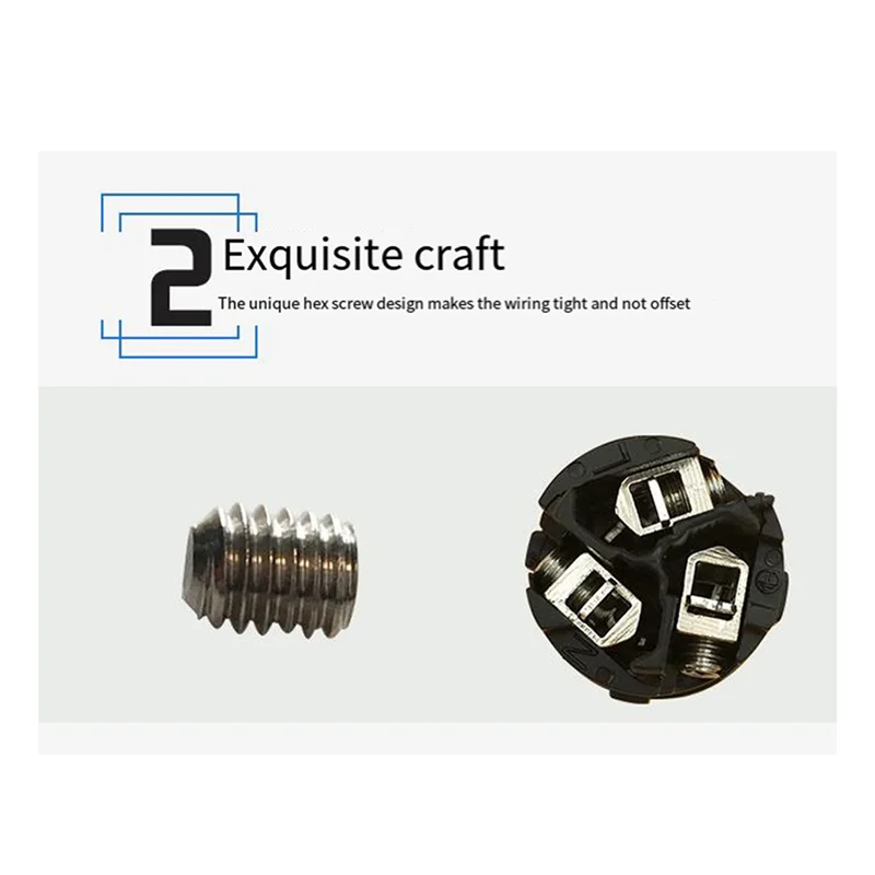 Waterproof LED Display Plug Stage Lighting Equipment Multi-Function Convenient Lighting Power Connector Plugs, Durable B-Silver