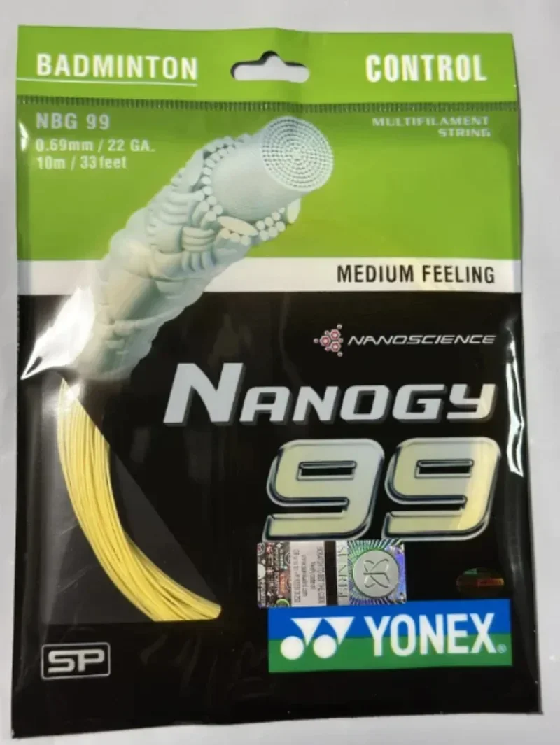 Yonex Badminton Racket String, alta Elastic, Competição Formação Profissional, alta qualidade, Endurance, BG99, Ultimax 0,69 milímetros