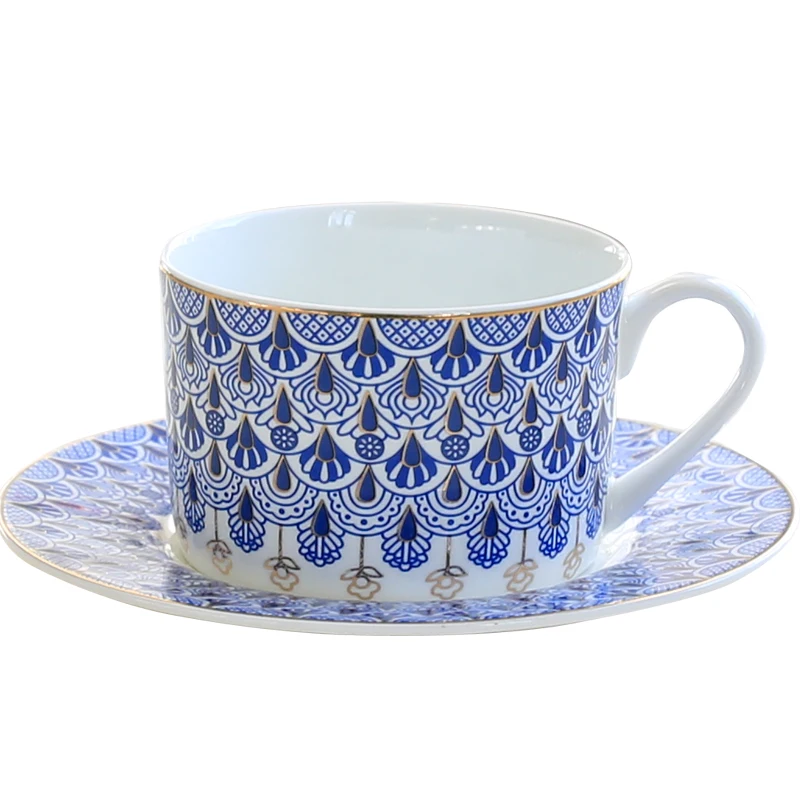 200ML, fine bone china coffee cup and saucer, russian design espresso cups, porcelain reusable cup, tea ceremony tazas cafe