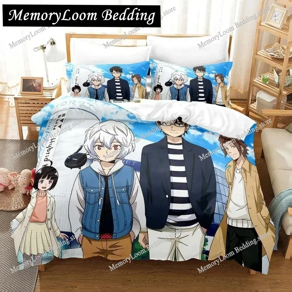 3D Print Anime World Trigger Bedding Set Single Twin Full Queen King Size Bed Set Adult Kid Bedroom Duvetcover Sets Home Textile