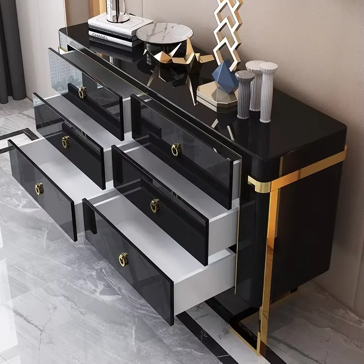 

Light Luxury Wall-Mounted Storage Cabinet for Home Furniture Entryway Living Room Tea Room Decorative Sideboard for Kitchen Usep