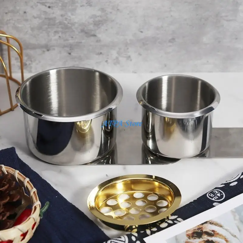 

U13C 1pc/2pcs утопленный вставка держателя напитков RVS Cup Hater Holder Holder