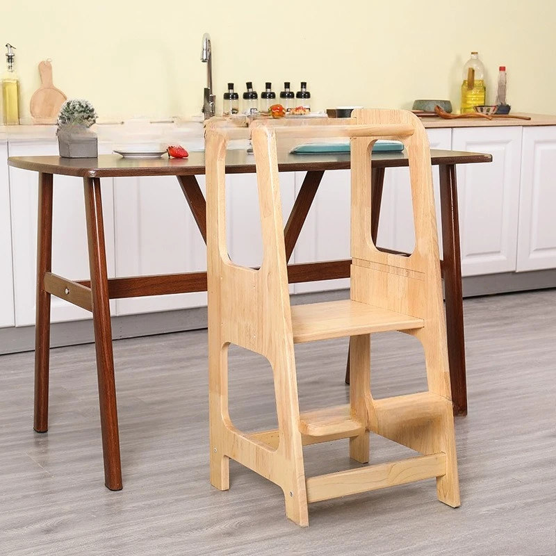 Children learning baby washing steps, washing ladder foldable step footrest