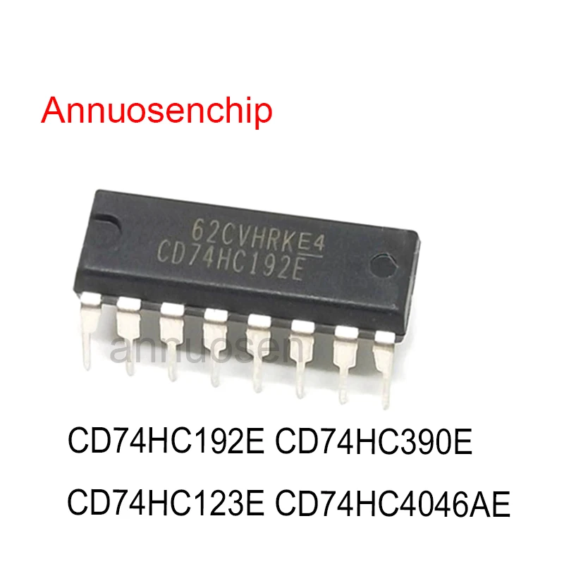 10pcs New and Original 74HC154 74HC4514 DIP-16 CD74HC192E CD74HC390E CD74HC123E CD74HC4046AE DIP-24 CD74HC154EN CD74HC4514EN