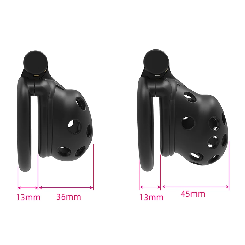 2024 NEW Multiple Airholes Design Breathable Cock Cage 2 Types of Penis Rings Male Chastity Device Adult Products Sex Toys F006