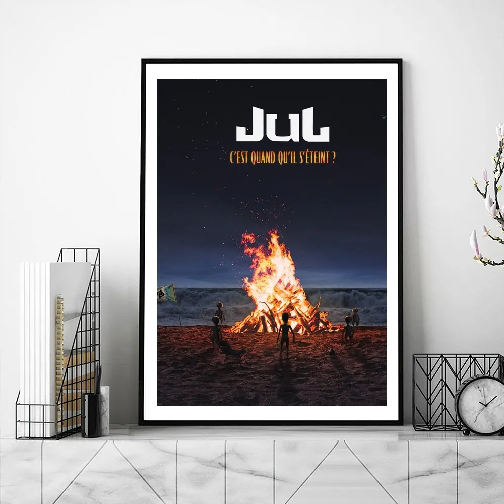 Jul J fais que danser Poster Gallery Prints Self Adhesive Home Decor Decoration Wall Decals Living Room Sticker