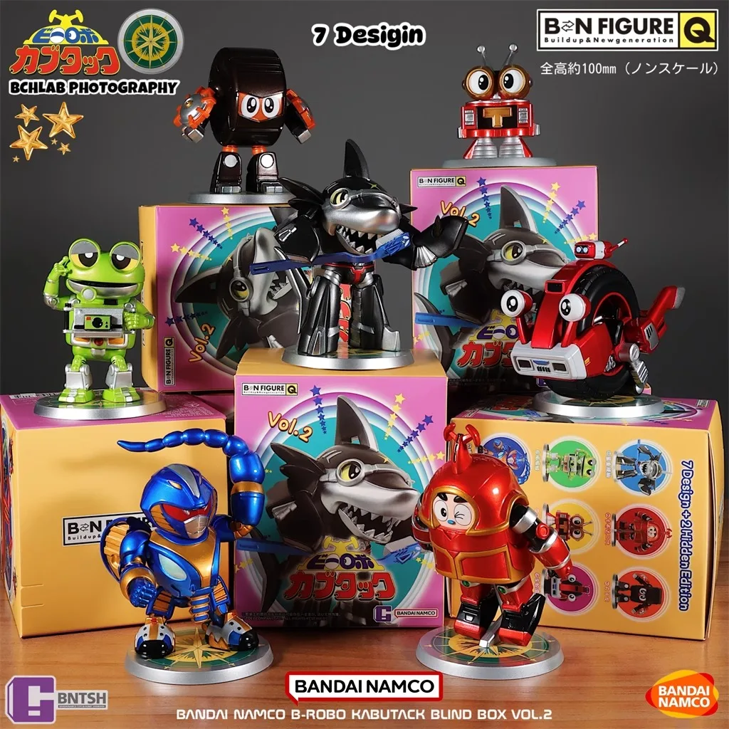 

Original Toptoy B-Robo Kabutack Blind Box Vol. 2 Series Shark Chili Kabutack Fashion Toy Ornament Boy Collection Gift