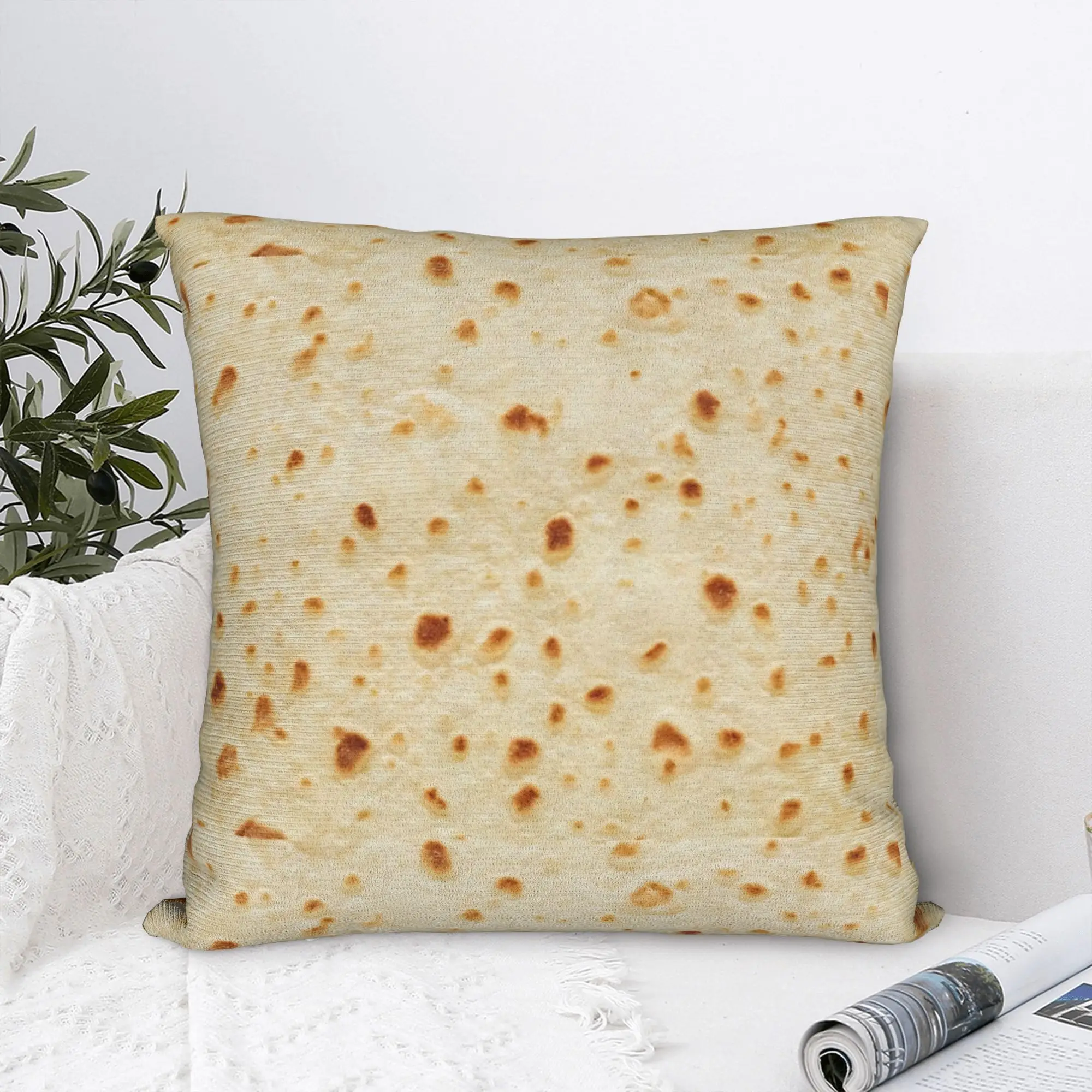 Pillow Cover Burrito Tortilla Wrap  Morden Pillow Case For Office Car Home Decor Pillowcases