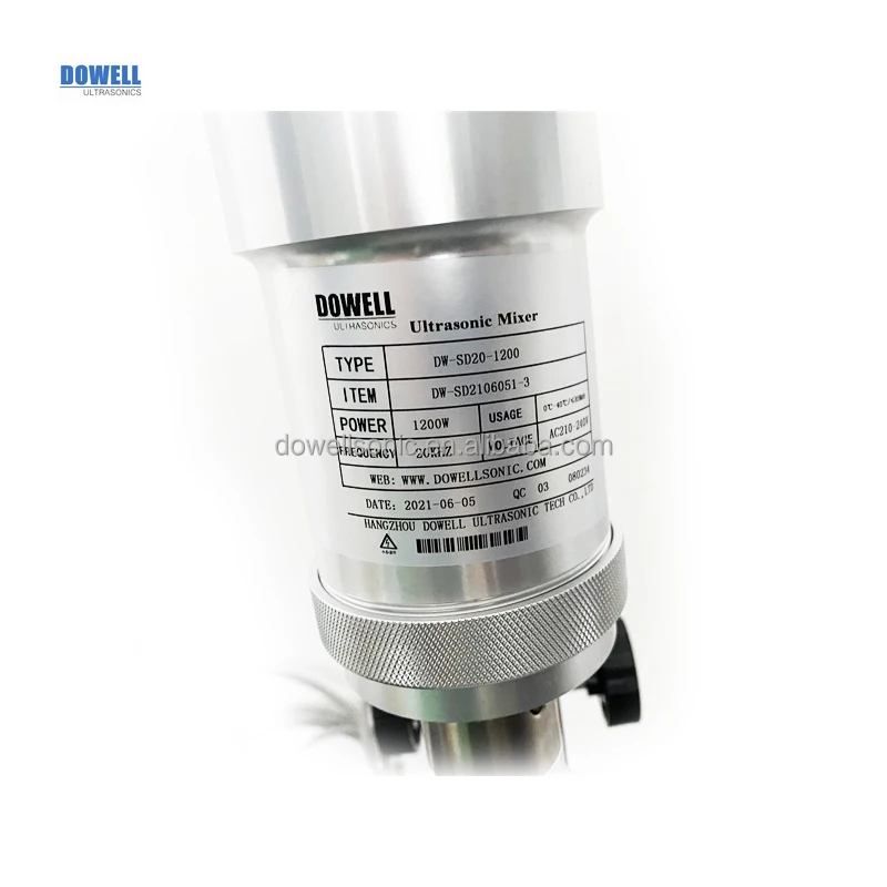

20khz1200w-1800w Ultrasonic Transducer and Horn for Liquid Cleaning Treatment