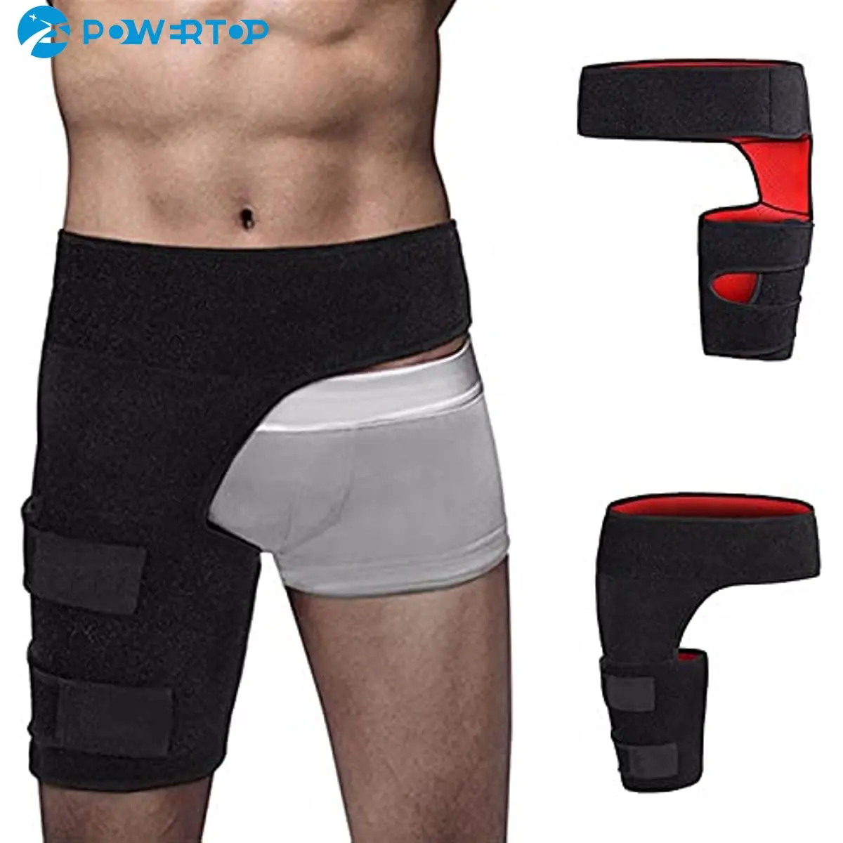 Hip Support Belt Groin Support Sciatica Pain Relief Thigh Strap Compression Brace Joints Groin Arthritis Hip Protective Belt