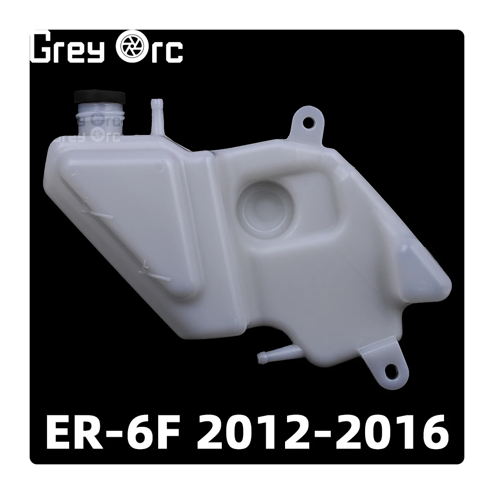 

Motorcycle White Radiator Water Cooling Coolant Bottle Overflow Reservoir Tank For Kawasaki Ninja 650 ER-6F 2012-2016 2013 2014