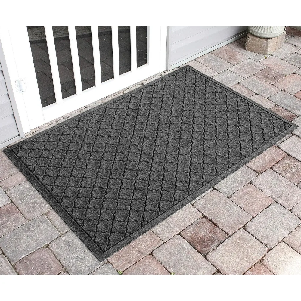 Mat, 4' X 6' Made in USA, Durable and Decorative Floor Covering, Skid Resistant, Indoor/Outdoor, Water-Trapping, Rug, Mat