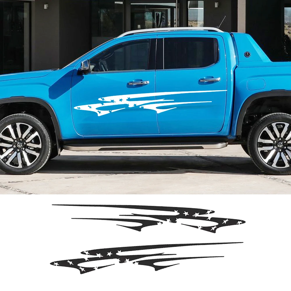 Pegatina Universal para coche Ford F150 Ranger Chevrolet Silverado Toyota Hilux Maxus T60 GWM Cannon Isuzu Dmax Pickup calcomanía
